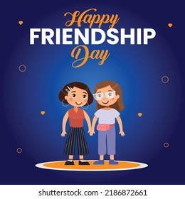 Happpy Friendship Day social media post