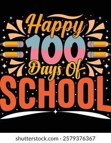 Happy 100 Days of School Graphic Design- Mom Baseball Art, 100 Days Baseball craft, Baseball Silhouette, 100th Day Learning Artwork, Educational T-Shirt Design, Creative School Anniversary Graphic Art