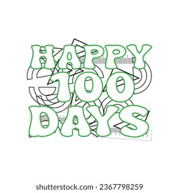 Happy 100 days, 100 days of school t shirt
