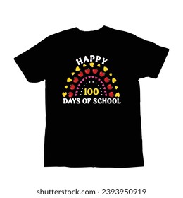 happy 100 days of school t-shirt design ,Celebrating a Century of Learning,100 Days of school t shirt design