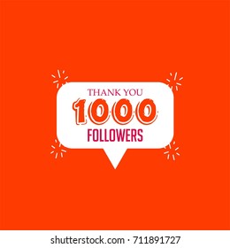 Happy 1000 followers design