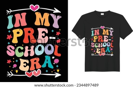 Happy 100th day of school typography t-shirt Design print ready vector template. Welcome Back to School, Teacher, kindergarten, Kids, tacos, Pre-k, poster, and Decorative Awesome illustration.