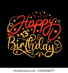 Happy 1-100th Birthday t-shirt Design