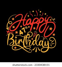 Happy 1-100th Birthday t-shirt Design
