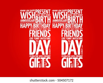 Happy 11th birthday word cloud collage concept