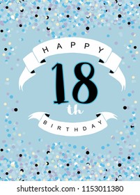 2,889 Happy 18th birthday Images, Stock Photos & Vectors | Shutterstock