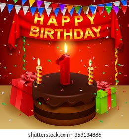 1st Birthday Cake Images Stock Photos Vectors Shutterstock