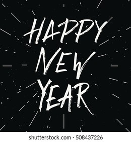 Happy 2017 New Year Vector Modern Stock Vector (Royalty Free) 508437226 ...