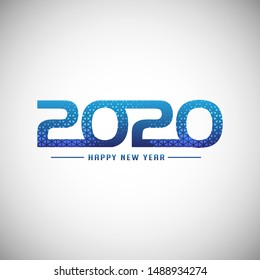 Happy 2020 new year background creative design for your seasonal holidays flyers, posters, brochure, banners, calendar, invitation, greetings cards and christmas themed congratulations.