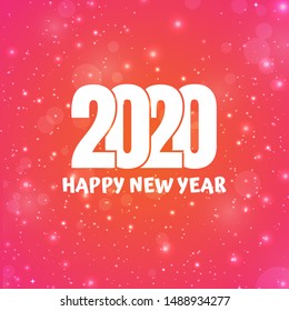 Happy 2020 new year background creative design for your seasonal holidays flyers, posters, brochure, banners, calendar, invitation, greetings cards and christmas themed congratulations.