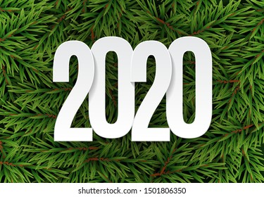 Happy 2020 New Year Background. Vector Illustration EPS10