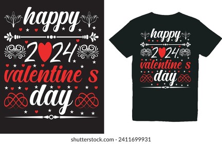 happy 2024 valentine’s day.with patches for t-shirts and other uses