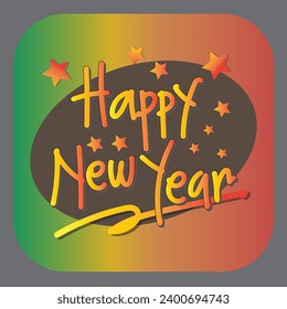 Happy 2024 New Year Vector Design