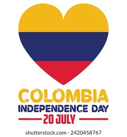 happy 20th of july colombia independence day landscape banner for social media post with abstract gradient background design4