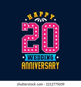 Happy 20th Wedding Anniversary Celebration