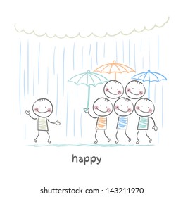 happy
