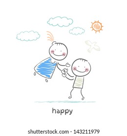 happy