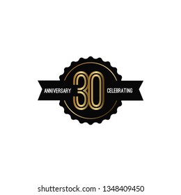 Happy 30 Year Anniversary Vector template