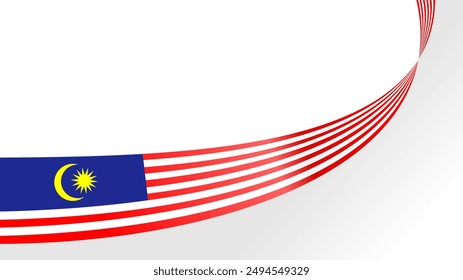 Happy 31st August Malaysia Independence Day Vector Illustration. Design for National Day Poster Banner. Flag of Malaysia