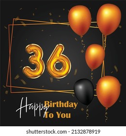 1,994 36th birthday Images, Stock Photos & Vectors | Shutterstock