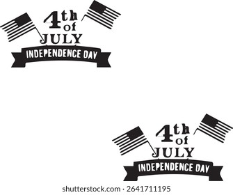 happy 4 of july independece day of america abstract card background vector template
poster banner happy independence day silhoutte