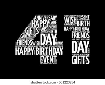 41 Birthday Images Stock Photos Vectors Shutterstock