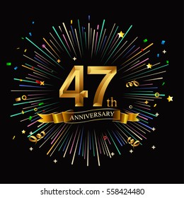 47th Anniversary Images, Stock Photos & Vectors | Shutterstock