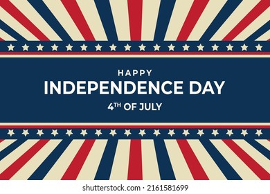 Happy 4th of july american independence day background