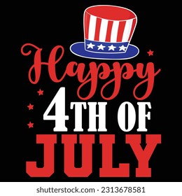 Happy 4th of July American svg svg