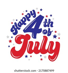 Happy 4th of July, 4th of July Banner, Fourth of July, Independence Holiday, Independence Day Background, Vector Illustration for Flyers, Greetings Cards, Posters, Banners, Announcements	