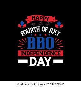 Happy 4th July BBQ T-shirt.