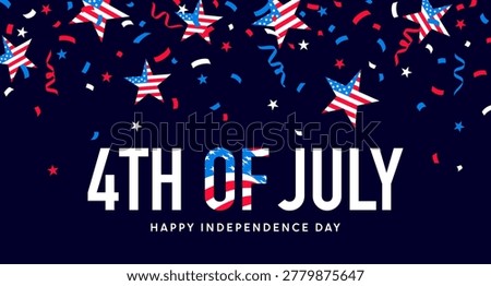 Happy 4th of July, celebration background, July Fourth