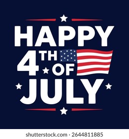 Happy 4th of July Celebration Vector Design