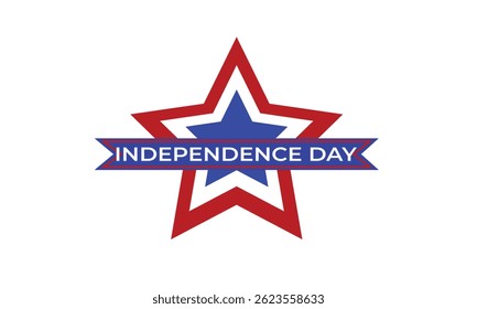 Happy 4th of JULY design elements, Independence day icon vector illustration.