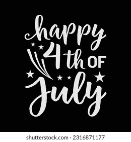 Happy 4th of July funny t-shirt design