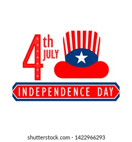Happy 4th of July graphic design - Vector