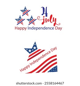 happy 4th july icon sets