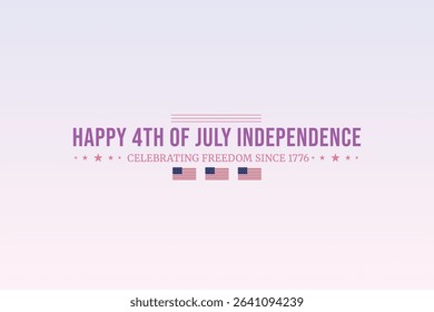 Happy 4th of July Independence Celebration Graphic