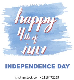 Happy 4th of July Independence Day celebration, card, banner, poster, greeting, invitation, print and web.