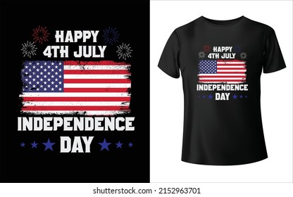 Happy 4th July independence day t shirt design, Happy 4th July, independence day t shirt Design