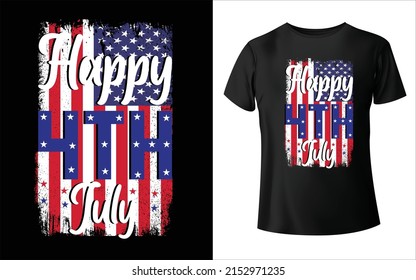 Happy 4th July independence day t shirt design, Happy 4th July, independence day t shirt Design