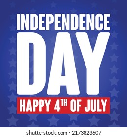 Happy 4th of july Independence Day Free Vector Graphic