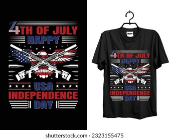 Happy 4th of July independence day t shirt Trendy design, Vector graphic funny quotes usa flag.
