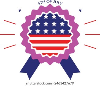 Happy 4th July independence day t-shirt design