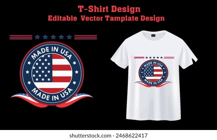 Feliz 4 de julio día de la independencia diseño de camiseta para la gente inteligente, gráfico de Vector, diseño de camiseta del día Independiente de Trendy USA. Plantilla de diseño de camiseta para Independiente