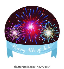 Happy 4th of July, Independence Day Vector Design, usa