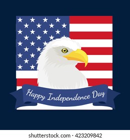 Happy 4th of July, Independence Day Vector Design, usa