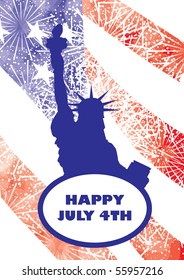 happy 4th july liberty