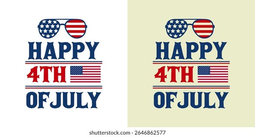 Happy 4th of July, Png Cut File, Fourth of July, Independence Day Pack, USA Cricut, 4th of July Shirt, Sublimation Png, Vector Files for Cricut