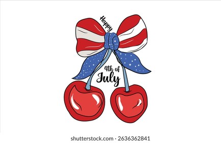 Happy 4th Of July PNG Design